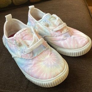Blowfish tye dye slip on shoes girls size 12